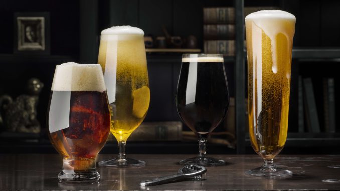 Olika sorters öl kräver olika sorters ölglas.
